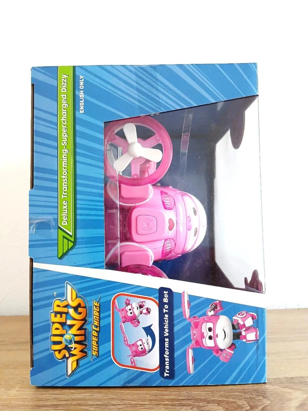 Figurino Super Wings Deluxe Transformando Supercharged Dizzy – photo 5